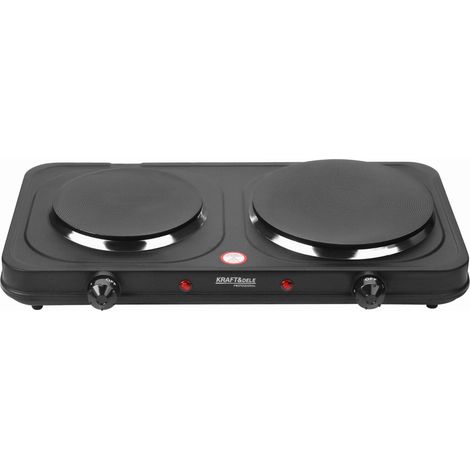 Double plaque de cuisson electrique 2600W 155+185mm