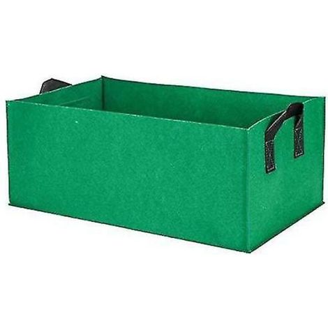 Grüner Pflanzsack 60x30x20cm für Gemüse- und Blumenanbau (1/5)
