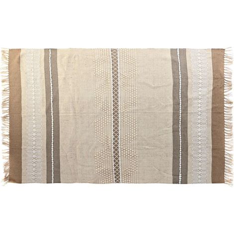 Tapis DKD Home Decor Marron Polyester Coton (156 x 244 x 0,7 cm) (1/4)