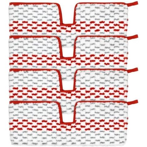 4 Pièces Spray Balai Recharge Kit,Réutilisable pour Vileda/o-cedar Serpillere Recharge Compatible with Serpillères De Rechange - Microfibre Épaisse - pour Nettoyage des Sols (1/5)