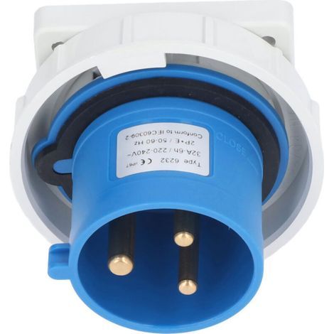 Prise Industrielle Connecteur de Prise Inversée 220240V Ip67 32A Anti-poussière 220 240V Adaptateur de Connecteur Adaptateur de Connecteur Adaptateur de Connecteur Connecteurs. (1/4)