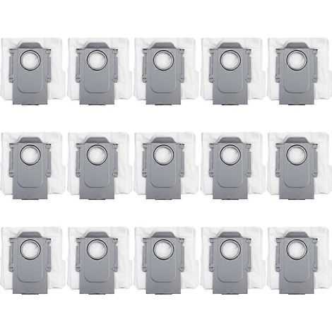 15PCS Dust Bags pour Roborock Qrevo Edge / EdgeC Edge S5A / 5V1 Curv Robot Aspirateur pièce détachée (1/4)