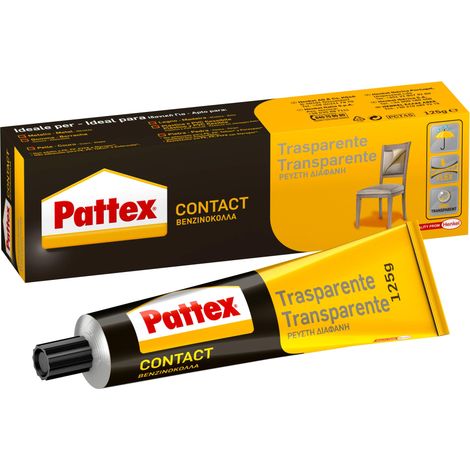 Henkel COLLA PATTEX CONTACT ADESIVO TRASPARENTE gr. 125