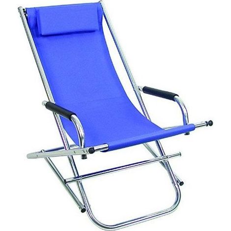 Dondolino en aluminium vert bleu Vette 00034