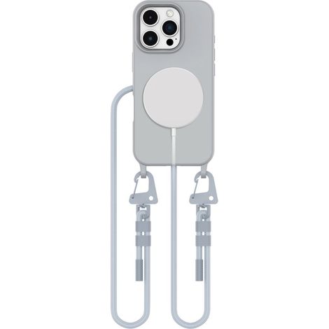 Collar magnético Tech-protect MagSafe para iPhone 16 Pro, color gris crayón. (1/5)