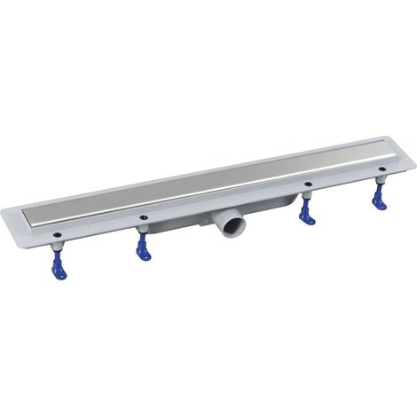 Polysan - Canaleta de ducha 71 cm, con rejilla, acero inoxidable 73671 (1/4)