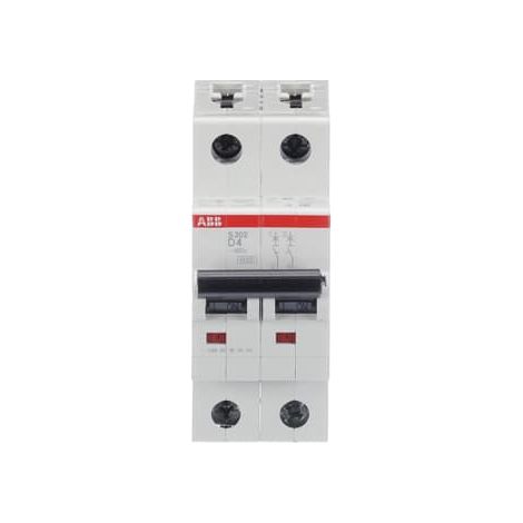 Interruttore Automatico Miniatura - miniature - S200 - 2P - 4 A - D - (AC) 6 kA - ABB2CDS252001R0041