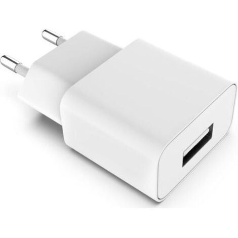 (5V 1.5A)Blanc Chargeur Secteur Adaptateur USB Universel Mural (1/4)