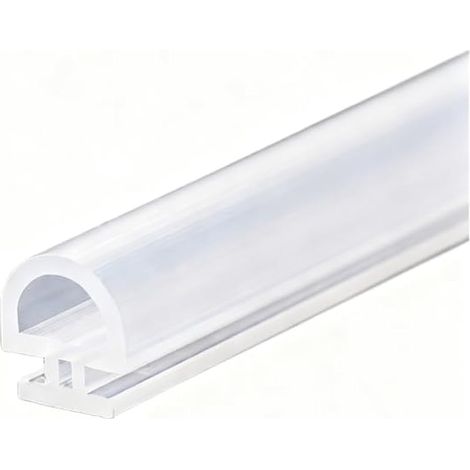 Joint de fenêtre en aluminium de 10 m et 50 mm de diamètre, bande de caoutchouc à rupture de pont thermique en alliage d'aluminium, ruban adhésif en cuir pour porte et fenêtre, hauteur : 10 mètres (1/5)