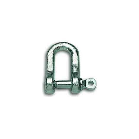 Grillo diritto con occhio in acciaio zincato, ø 7,3mm L. 17mm, 1 pezzo.