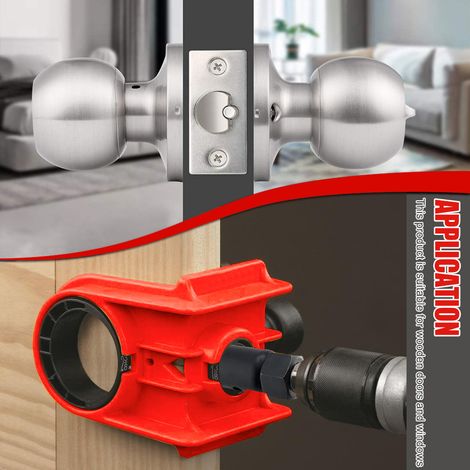 Kit de pose pour verrou à billes – Perce‑trou + mortaise pour porte bois – Outil complet pour bricolage (1/5)