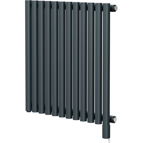 Wholesale Domestic Sinclair Anthracite 600mm x 595mm Horizontal Single Panel Electric Radiator (1/5)