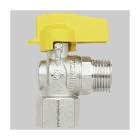 RUBINETTO A SQUADRO GAS F/M  1/2  1/2     F.I.V.
