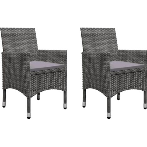 Maison Exclusive - Set Mobili da Pranzo per Giardino 5 pz Grigio