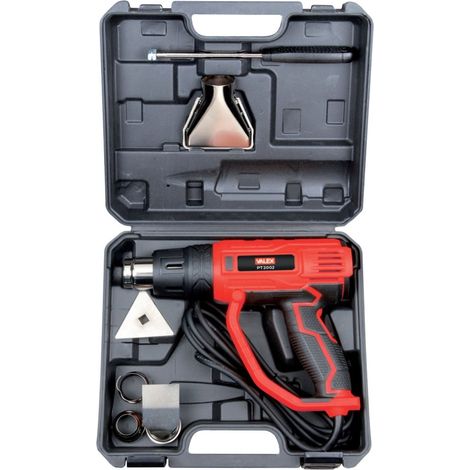 Pistola termica PT2002 in valigetta con 5 accessori 1352018 VALEX