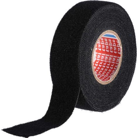Feuerhemmendes Isolierband für Kabelbäume, geeignet für Automobil- und Industrieanwendungen. – 500,00 x 2,00 x 0,20 cm – Schwarz (1/2)
