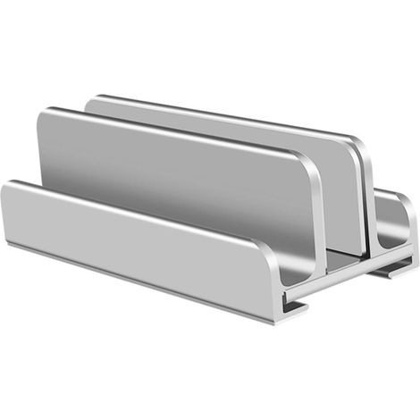 Support vertical pour ordinateur portable, support à fente, support en alliage d'aluminium, compatible avec les tablettes et les téléphones portables