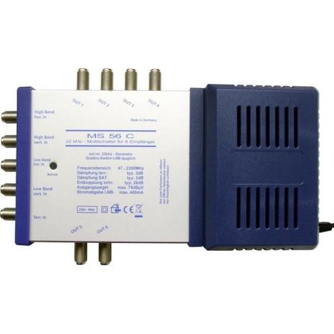 Commutateur multiple MS56C,Nombre de sortie(s)=6