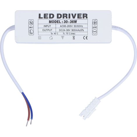 30-36W LED-Netzteil, Konstantstrom 900mA, AC85-265V Eingang, 24-42V Ausgang, Weitbereichs-Isolationstransformator, integrierter externer Treiber für LED-Beleuchtung. (1/5)