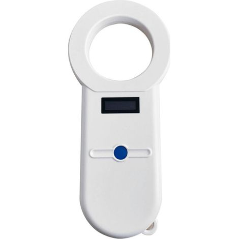 Scanner Numerique Pour Animaux De Compagnie ISO11784/5 Lecteur D'Identification Animale Transpondeur De Puce USB Scanner De Micropuce Tenu Dans La Main Pour Chien Chat Cheval - Blanc (1/5)