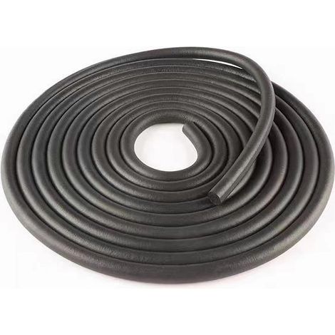 Cordon rond de 5 m de long - Diamètre 4 mm - Cordeau de remplissage EPDM - Joint d'étanchéité pour joints et crevasses en béton (1/5)