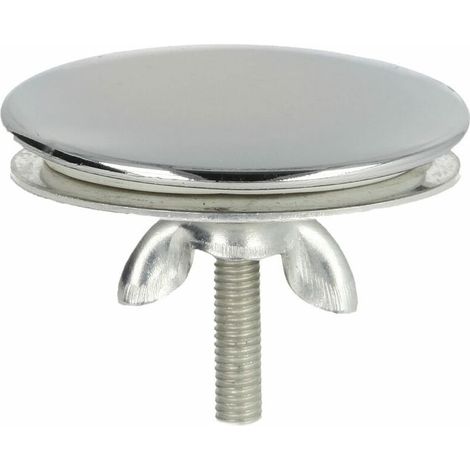 Bouchon robinet laiton chromé diamètre 44 mm