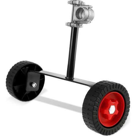 Roues de Support pour Tondeuse à Gazon Roulettes pour Débroussailleuse Réglable 26mm-28mm Roue de Coupe Fil Portable Souris (1/4)