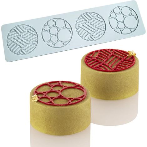 1 Moule en silicone, antiadhésif, rectangle anneau, pâtisserie, savon (1/5)