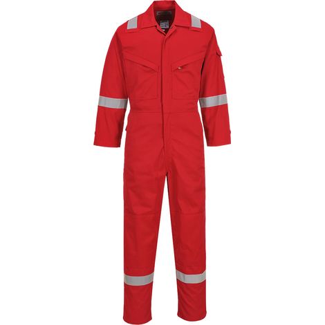 Tuta FR Leggera Antistatica 280g Rosso 3XL - FR(56) - UK(47)