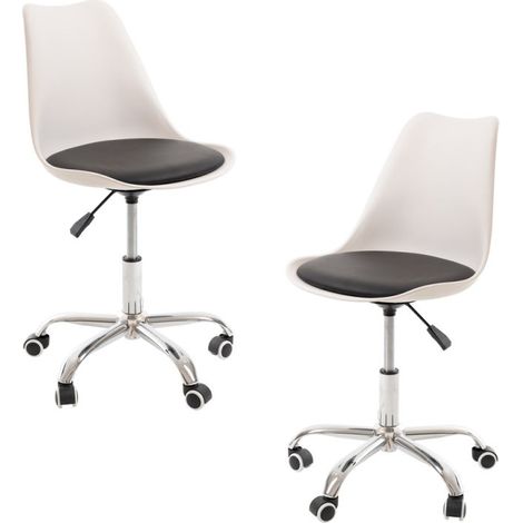 Packs Sillas - Pack 2 Sillas Neo - Blanco y Negro (1/5)