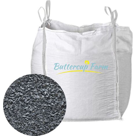20mm Blue Slate Chippings - Premium Aggregate Bulk Bag - 850 kilos