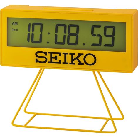 Réveil numérique Unisexe en Plastique, Jaune, Standard, Horloge Murale (1/2)
