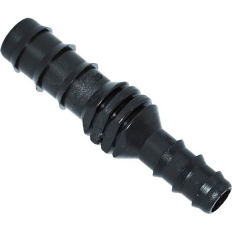 Lot de 4 Raccords réducteurs Tuyau, Plastique Noir, 25mm à 16mm, Irrigation Jardin (1/5)