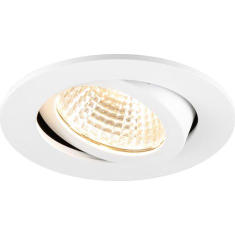 Encastré de plafond NEW TRIA® 68 PHASE AIRTIGHT rond 2700 K 75 W blanc - SLV - 1009020 (1/3)