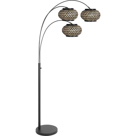 Steinhauer - lampada da terra - Sparkled Light - naturale nero - (1/3)