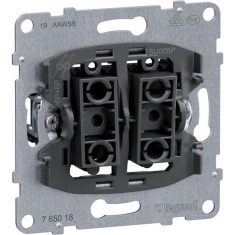 Legrand Einsatz SEANO DoppelTA.m.2 Wechselkont 10A STKLE