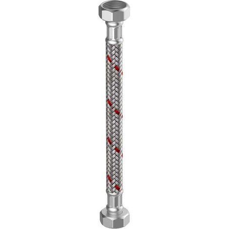 Flamco Meiflex Panzerschlauch Heizung/Klima 1/2 Zoll IG x 1/2" IG, 300 mm, InnenD 12mm, M4315.1204.30