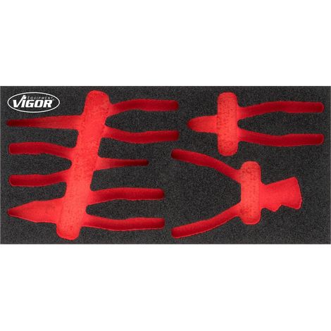 Vigor Garniture en mousse souple, vide - V5015-L