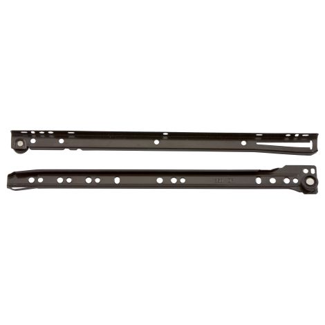 coppia guide per cassetti in acciaio marrone 35 cm guida accessori cassetto
