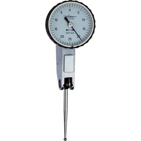 Comparatore Sonda Orientabile, Käfer, Diametro Dell'Anello Esterno: 40 Mm, Lettura 0,010 Millimetri Di Misurazione Tra 0,8 Mm Quadrante Graduazione: 0-40-0 (1/3)