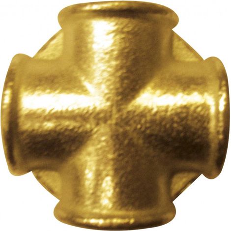CROIX 90° LAITON 180L FFFF 1'' RENSON