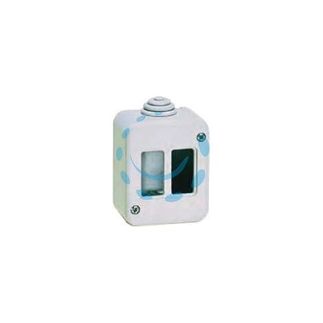 SCATOLA PORTAFRUTTI DA PARETE 2 POSTI IP40 - (1402)