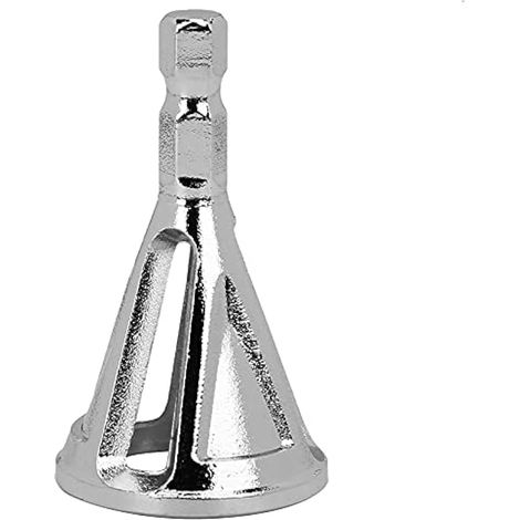 Outil d'ébavurage et de chanfreinage externe, outil de réparation de foret pour acier (queue hexagonale - argent) (1/5)