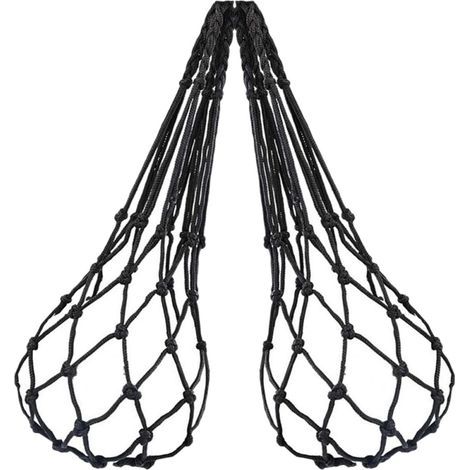 Vertreiber von Hülsenfrüchten und Früchten 2 Stück Mangeoire Suspendue pour Poulets Filets pour Volaille Conservation des Fruits Mûrs et Melons Accessoire Poulailler60cm (1/5)