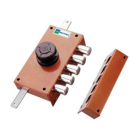 SERRATURA LEGNO APPLICARE 30427 MOTTURA  C.POMPA M2 +POMOLO E.MM 30 DX