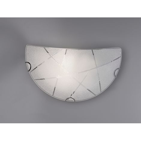 Wandleuchte Sandrina Glas Graniglia Weiß 1xE27 Trio Lighting (1/5)