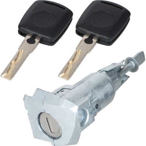 Inserto serratura porta anteriore sinistra per Skoda Superb II 08-15 + 2 chiavi (1/2)