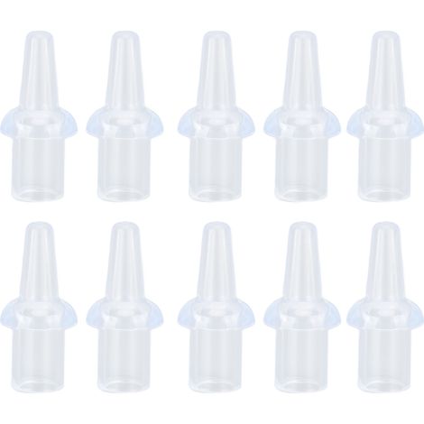 10 Embouts de Lavement en Silicone Souple, Lavables, Diamètre Intérieur 8mm, pour Irrigateur Intime, Rechange pour Embouts de Lavement (1/5)