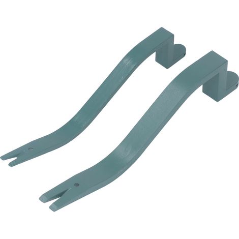 Grand arrache-clous + petit arrache-clous, ouvre-caisse et arrache-clous, pied-de-biche multifonction, outil d'extraction de clous pour la maison, outils à main pour le travail du bois (1/5)