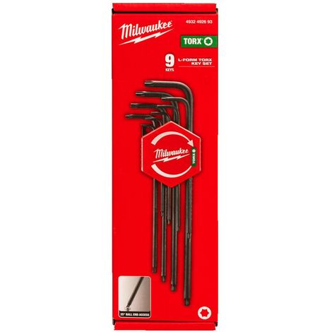 MILWAUKEE KLUCZ TORX ZESTAW 9szt.